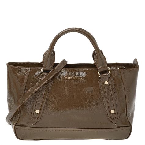 burberry somerford patent leather tote|Burberry Brown Patent Leather Somerford Convertible Tote.